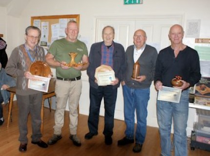 Winners of the November certificates with Tony